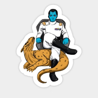 Thrawn with ysalamir Sticker